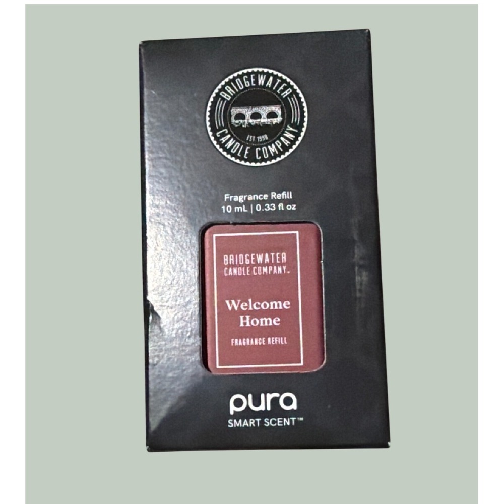 Pura Bridgewater Candle Company Welcome Home Fragrance Refill 10ml 0.33oz New